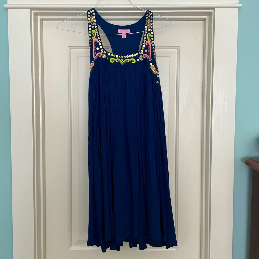 Lilly Pulitzer embellished swing dress